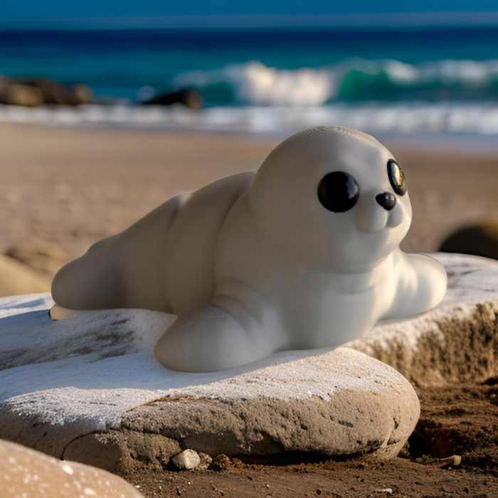 Pookie Baby Seal Figurina- Breloc [3]