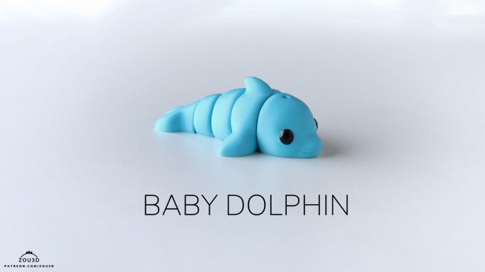 Pookie Baby Dolphin Figurina- Breloc [2]