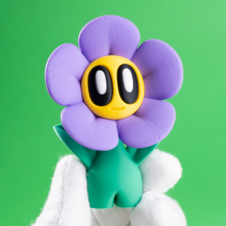 Set Multi Figurine Blob Flower [7]