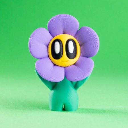 Set Multi Figurine Blob Flower [1]