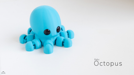 Pookie Baby Octopus Figurina- Breloc [1]