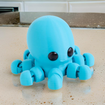 Pookie Baby Octopus Figurina- Breloc [2]