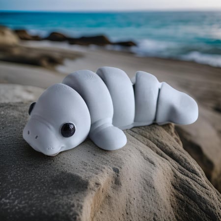 Pookie Baby Manatee Figurina- Breloc [2]