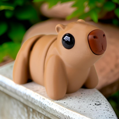 Pookie Baby Capybara Figurina- Breloc [2]