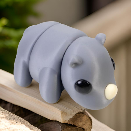 Pookie Baby Rhino Figurina- Breloc [2]