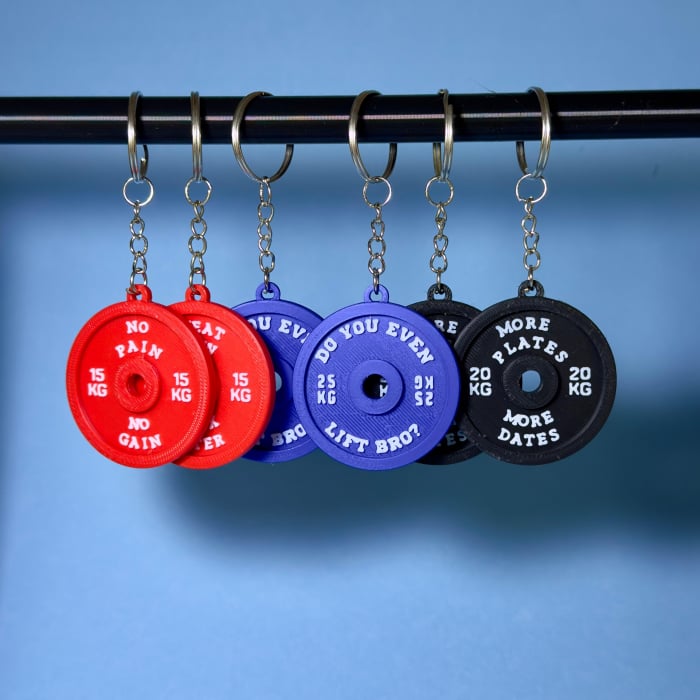 "Gym Plates" – Brelocuri Motivaționale pentru Sala de Fitness [1]
