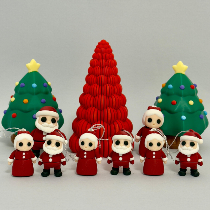 Set ornamente brad Moș și Doamna Crăciun – cadou Crăciun [1]