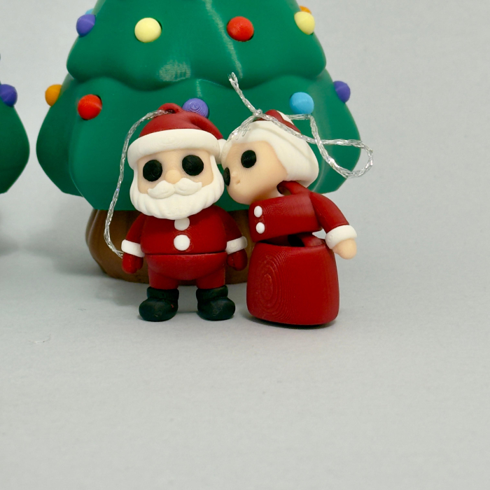 Set ornamente brad Moș și Doamna Crăciun – cadou Crăciun [5]