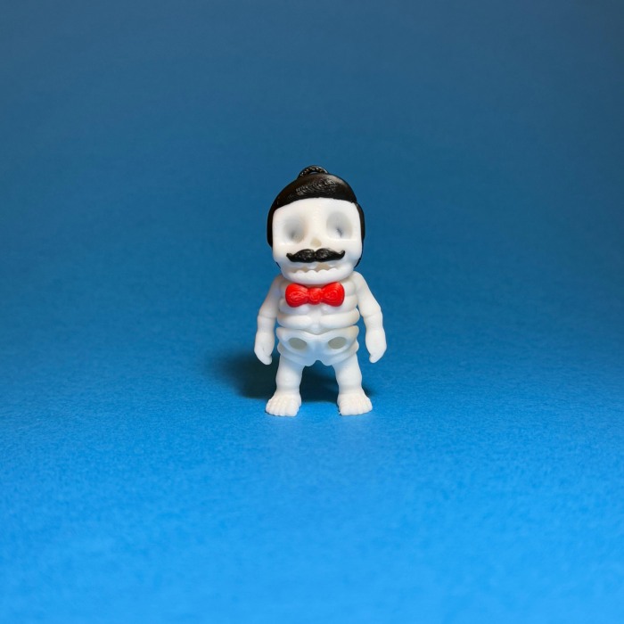 Scheletul Gentleman – Mustață, Păr și Papion [4]