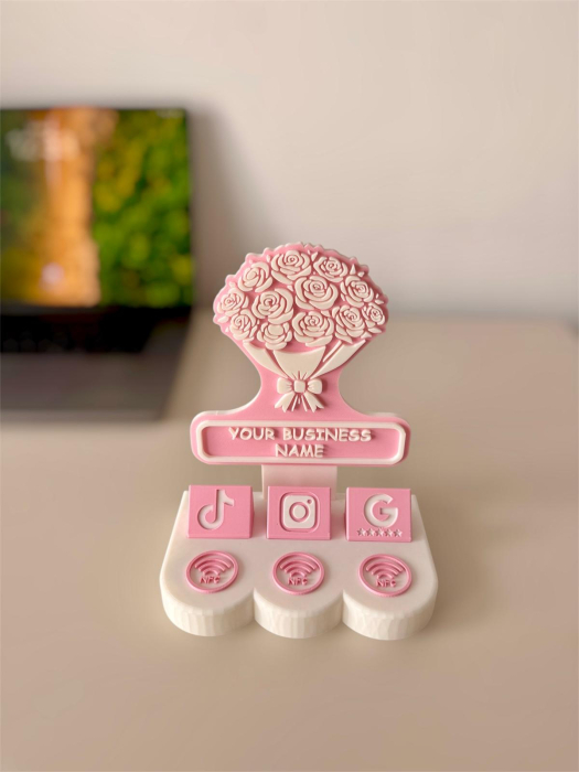 Stand NFC Personalizat Florarie – Design Premium [3]
