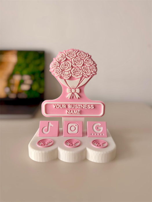 Stand NFC Personalizat Florarie – Design Premium [2]