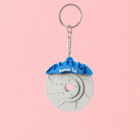 Brelocuri cu Nume Personalizate - Breloc Disc de Frana Personalizat pentru Pasionati Auto