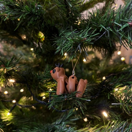 Brelocuri Flexi - Ornament ren pentru bradul de Crăciun