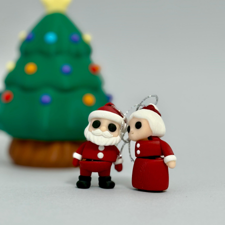 Set ornamente brad Moș și Doamna Crăciun – cadou Crăciun [2]