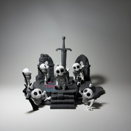 Miniaturi & Accesorii Board Games - Skeleton Set - D&D
