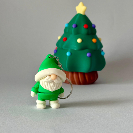 Elf de Crăciun Verde – Figurina Handmade Tiny Layers [1]
