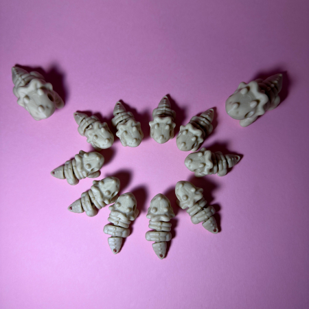 Brelocuri Flexi - Triceratops Fosila