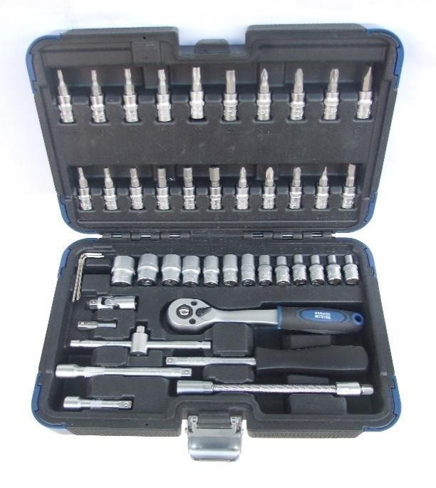 Trusă scule Garage Meister GM53201, 46 piese, 1/4″ [2]