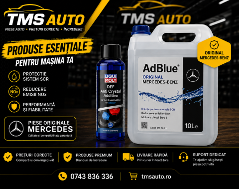 AdBlue - Pachet AdBlue Mercedes-Benz 10L cu LIQUI MOLY DEF Anti Crystal Additive