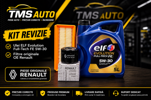 Kituri revizie - Kit revizie Dacia Duster 1.5 dCi ELF 5W30 filtre originale