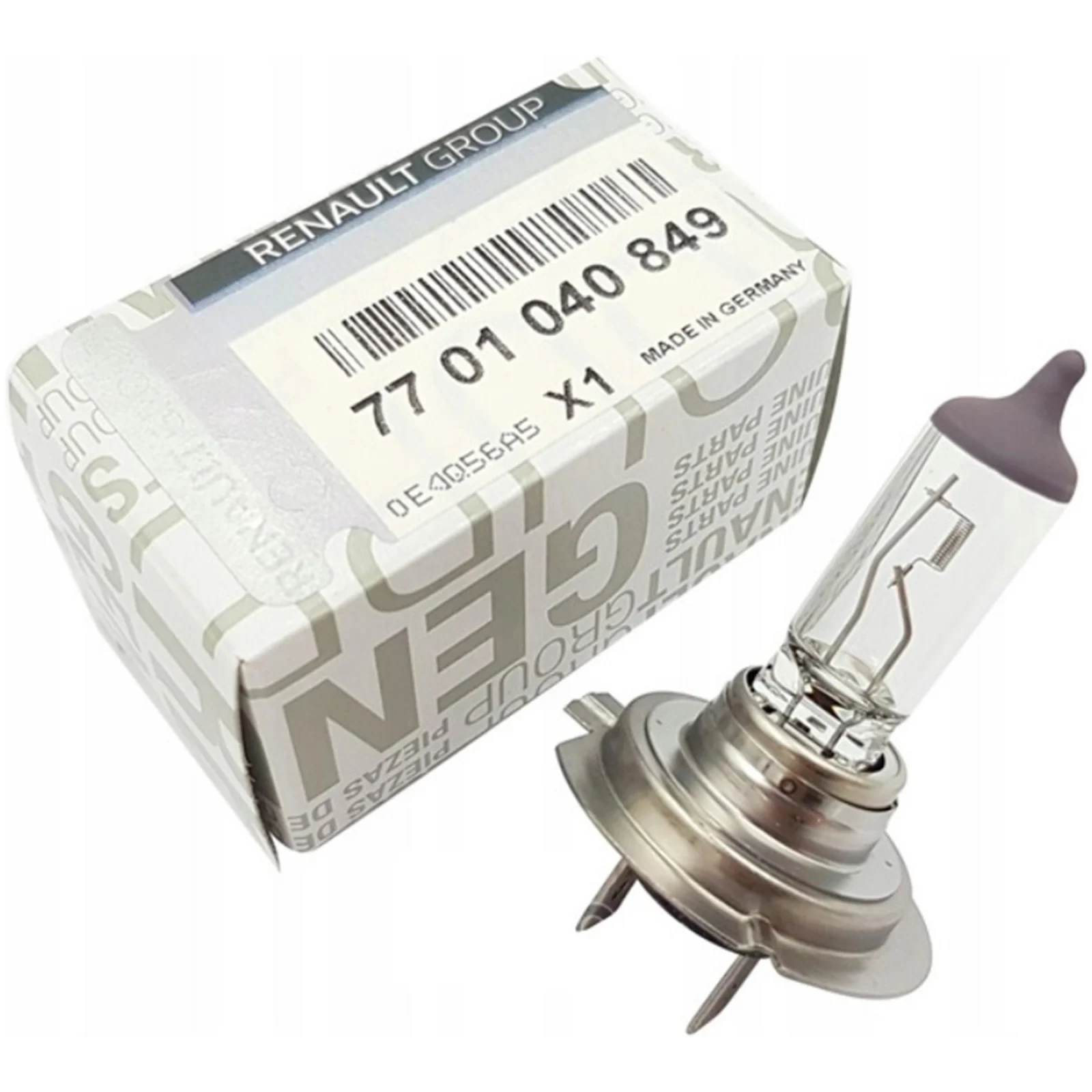 Becuri auto - Bec auto original Renault H7 12V 55W PX26d 7701040849