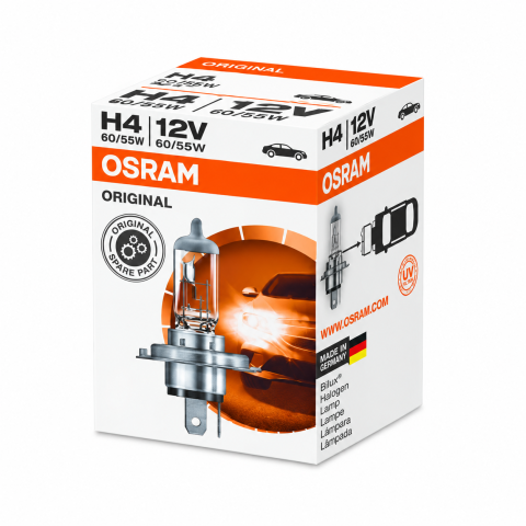 Becuri auto - Bec auto OSRAM ORIGINAL H4 64193 12V 60/55W P43t