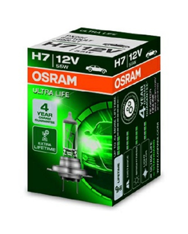 Becuri auto - Bec OSRAM ULTRA LIFE H7 64210ULT 12V 55W PX26d