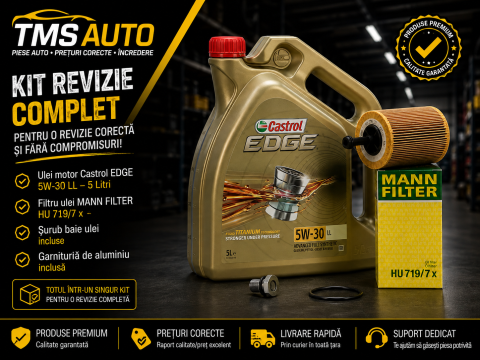 Kituri revizie - Kit schimb ulei VW Passat B6 Castrol EDGE 5W-30 LL MANN HU 719/7 X