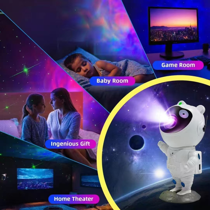 Astronaut Cu Proiectie Cosmica Univers , Stele ,Constelatii, LED Cu Telecomanda [5]
