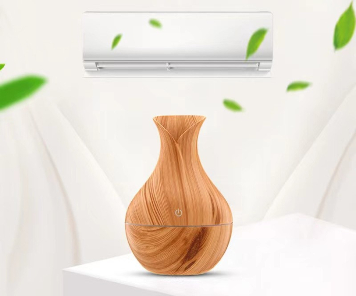 Pachet 1 + 1 Difuzor Aromaterapie cu ultrasunete si Umidificator cu led, 130 ml + Cadou 12 Esente Aromaterapie [5]