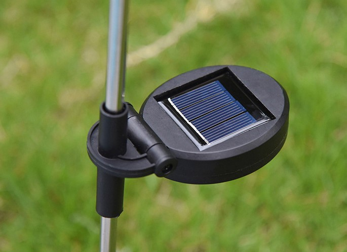 Set 2 Lămpi Solare cu 3 Flori LED tip Floarea Soarelui, 70 cm [6]