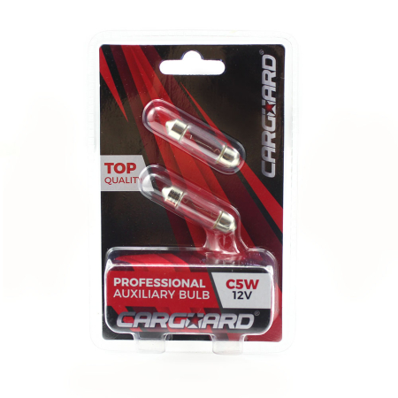 Becuri Halogen Auto - Set 2 becuri auto C5W - CARGUARD