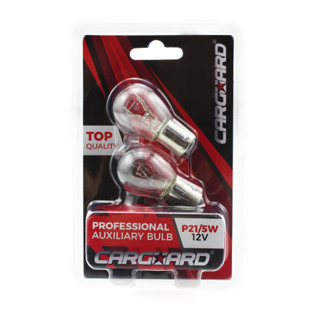Becuri Halogen Auto - Set 2 becuri P21/5W - CARGUARD