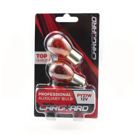 Becuri Halogen Auto - Set de 2 becuri PY21W - portocalii - CARGUARD