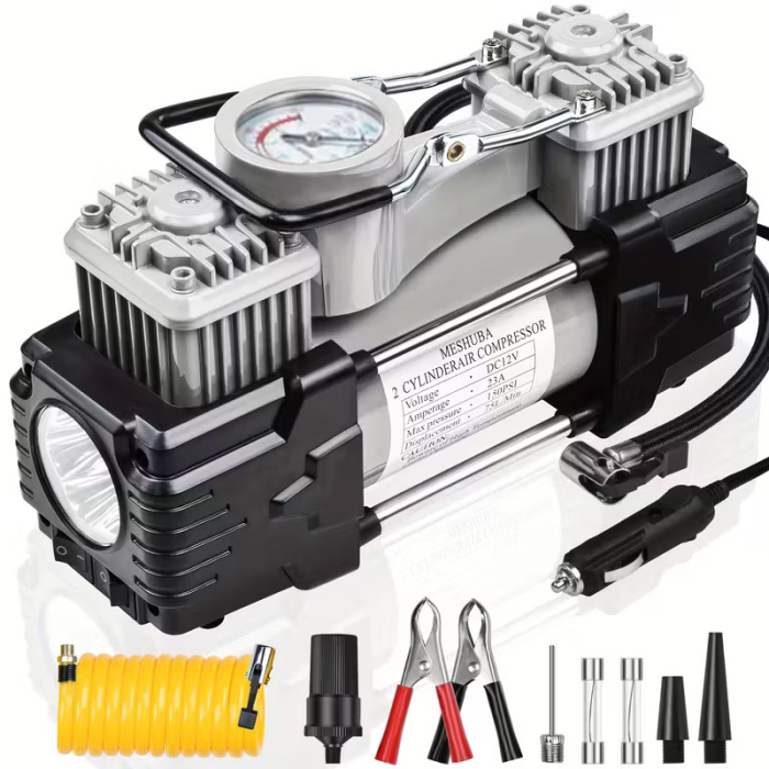 Compresor pentru anvelope cu 2 cilindri [4]