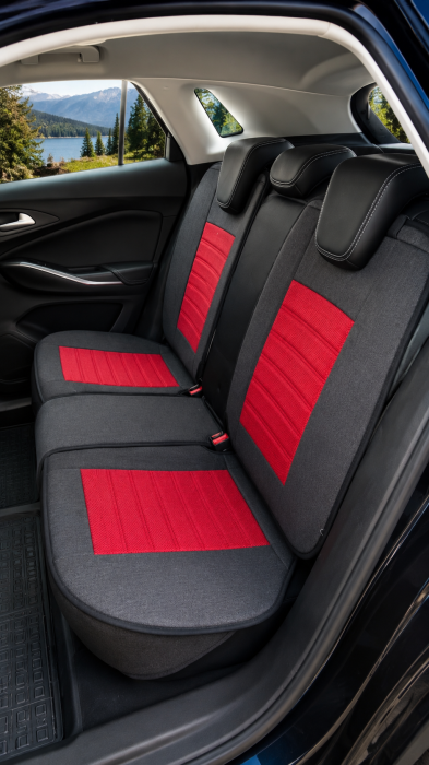 Huse Autocera (A750) textil (ROȘU) [3]