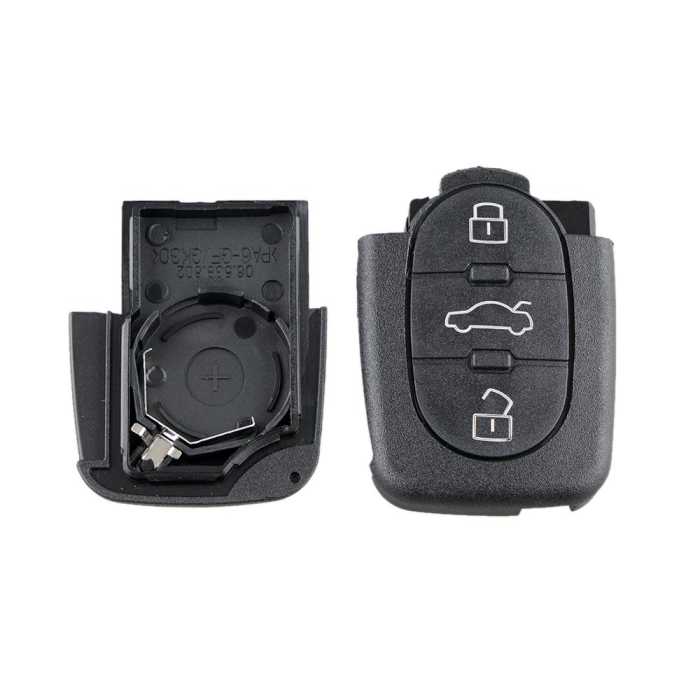 Корпус ключа Audi, VW, 3кнопки круг [3]