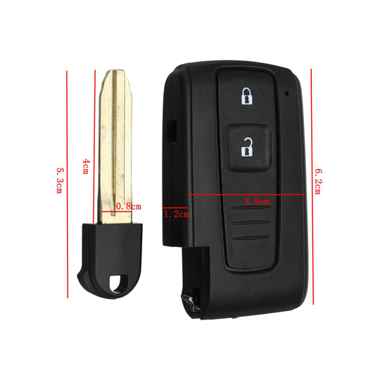 Корпус ключа Toyota Prius 2 кнопки [4]