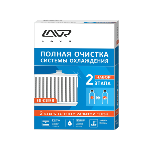 Набор Полная очистка системы охлаждения в 2 этапа 310мл/310мл [1]