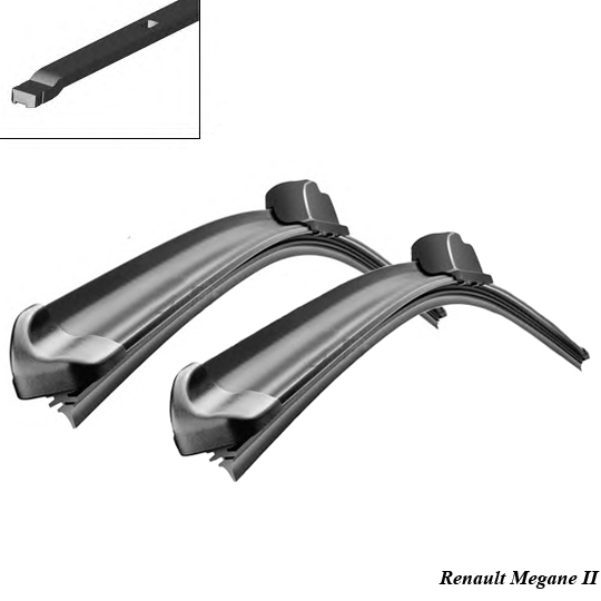 Renault Megane II ЩЕТКА СТЕКЛООЧИСТИТЕЛЯ(ком) [1]