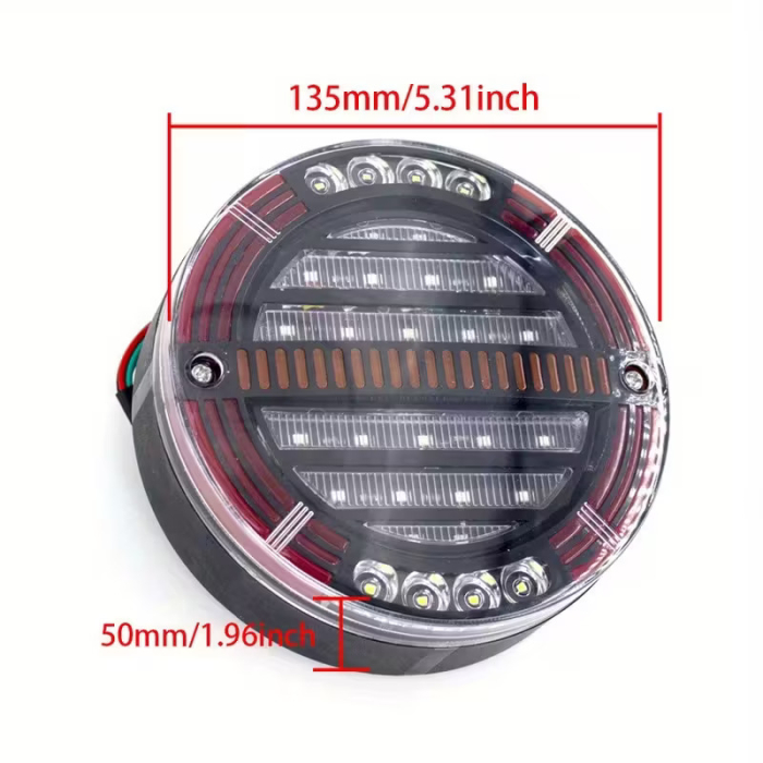Set 2 stopuri LED rotunde 13,46 cm [2]