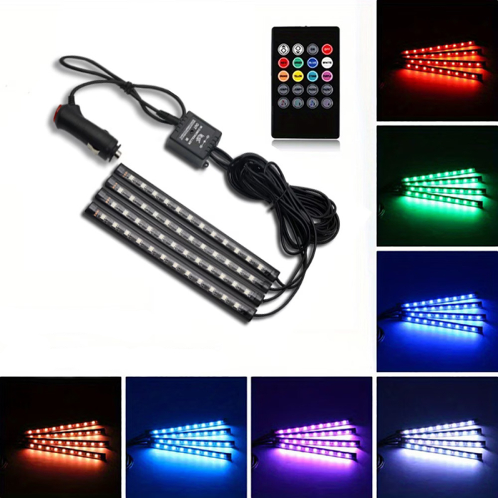 Set 4 benzi LED (RGB) [3]