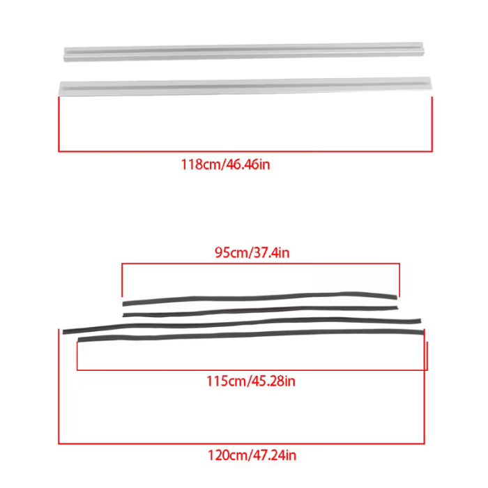 Set de 2 Bare pe acoperis (Railing) (SPO70) [6]