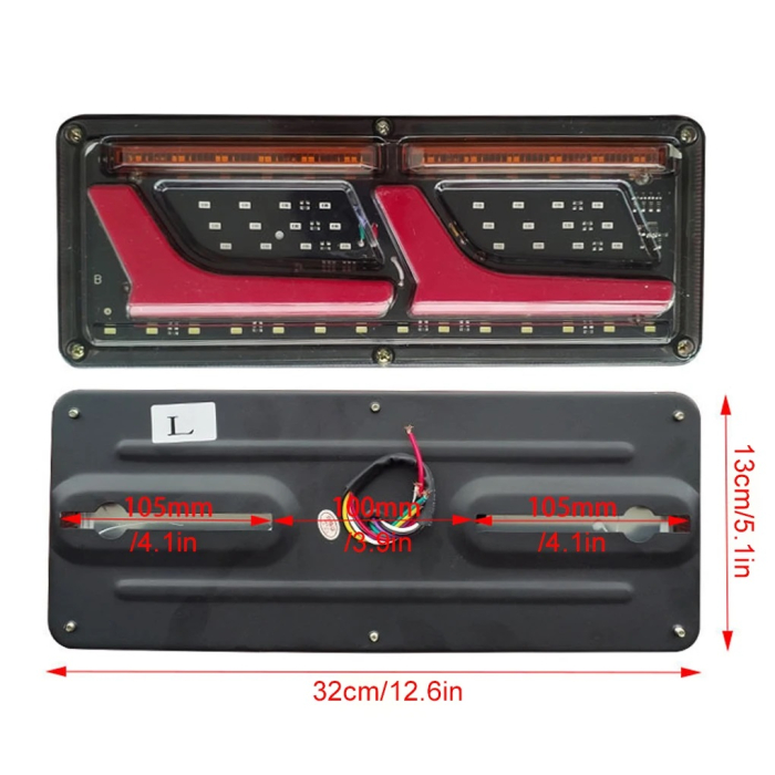 Set de 2 Stop-uri LED (remorci,camioane) (12V-24V) [5]