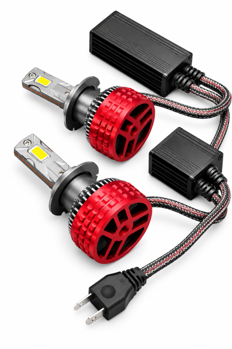 Set lampi LED Alb-Galben 3000k-6000k H7 [2]