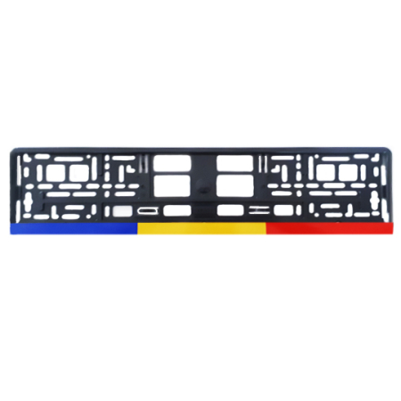 Rama numar de inmatriculare - Rama numar de inmatriculare tricolor