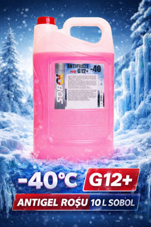 Antigel - Antigel -40°C G-12+ roșu 10 L Sobol