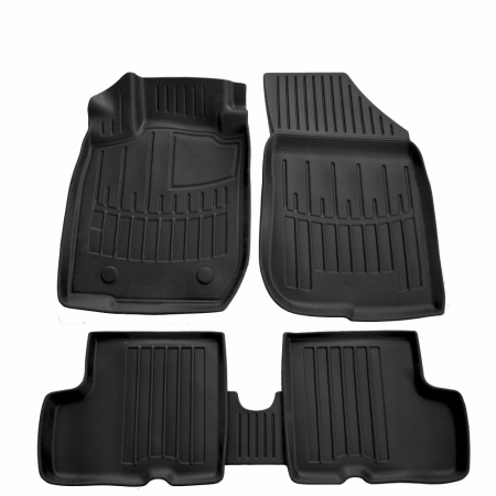 Covorase auto - DACIA DUSTER 2WD (2014-2018) SET COVORASE AUTO CAUCIUC