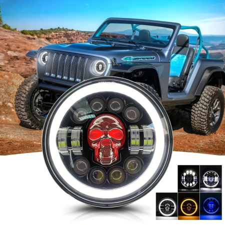 Faruri Auto - Far Led 1buc Demon (LED055)