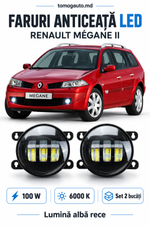 LUMINI AUTO - Faruri anticeata LED Renault Megane II 2002-2008 (2buc)